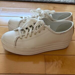 Keds White Platform Sneakers